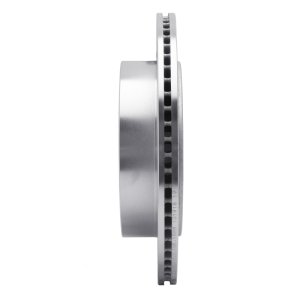 Land Rover LR2 Brake Rotor (1) - Rear Left - R1 Concepts - Drilled & Slotted - Silver - `08-`12